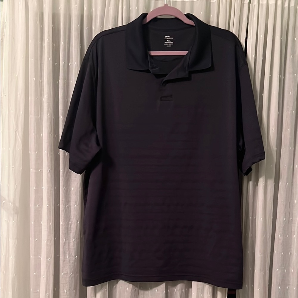 Men's Black Polo Shirt size XXL